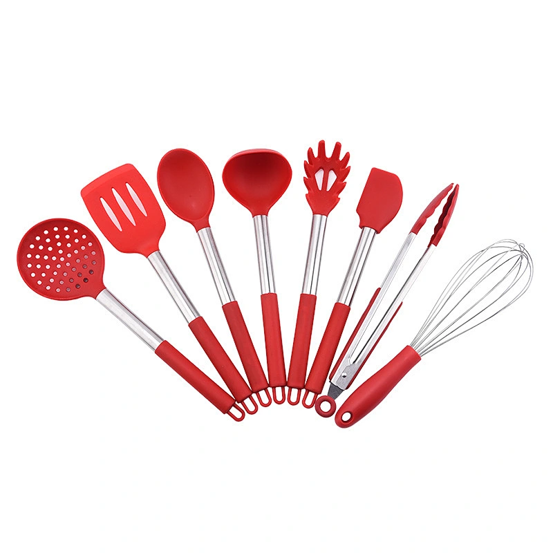 14 Pieces In 1 Set Silicone Kitchen Utensil Set Kitchen Accessories Stainless Steel Kitchenware Cooking Utensils