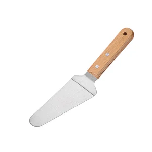 Hot Sale Stainless Steel Triangular Pizza Server Kitchen Tool Pizza Cutting Knife Cake Spatula Cheese Shovel Pizza Cake Turner