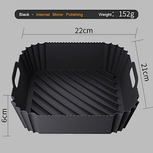 152g Customized color Non-stick Easy to clean Silicone Air Fryer Accessories Basket Silicone Air Fryer Liners