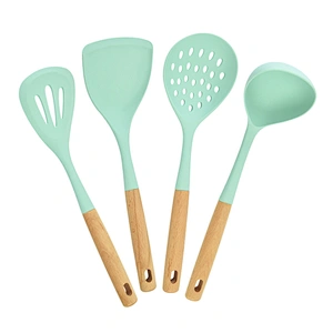 4PCS HOUSE UTENSILS KITCHEN COOKING UTENSILS SETS SILICONE KITCHEN COOKING TOOLS SET KITCHEN GADGETS KITCHENWARE UTENSILS SET