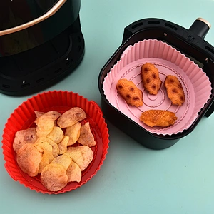 133g Air Fryer Liners Silicone Reusable Silicon Air Fryer Basket Baking Tools Round Cake Silicone Air Fryer Liner