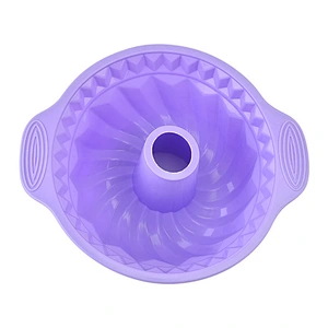 Kitchen Accessories Silicone Circular Round Shape Hollow Chimney Baking Pan Chiffon Bread Cheese Cake DIY Baking Tools Cake Mold