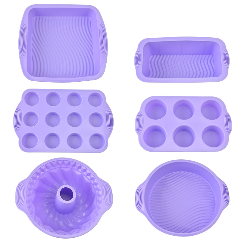 HOME GADGETS NON STICK BAKING MOLD SILICONE CAKE PAN LOAF PAN KITCHEN ACCESSORIES SET BAKING MAT SILICONE MOLD BAKING SET