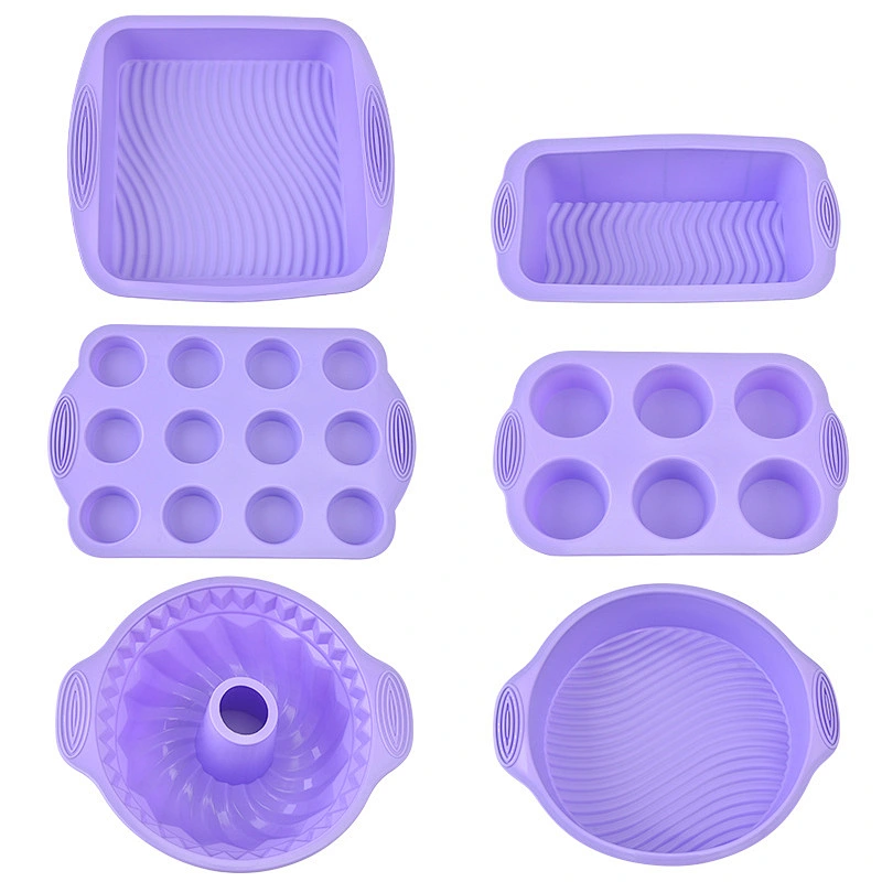 HOME GADGETS NON STICK BAKING MOLD SILICONE CAKE PAN LOAF PAN KITCHEN ACCESSORIES SET BAKING MAT SILICONE MOLD BAKING SET