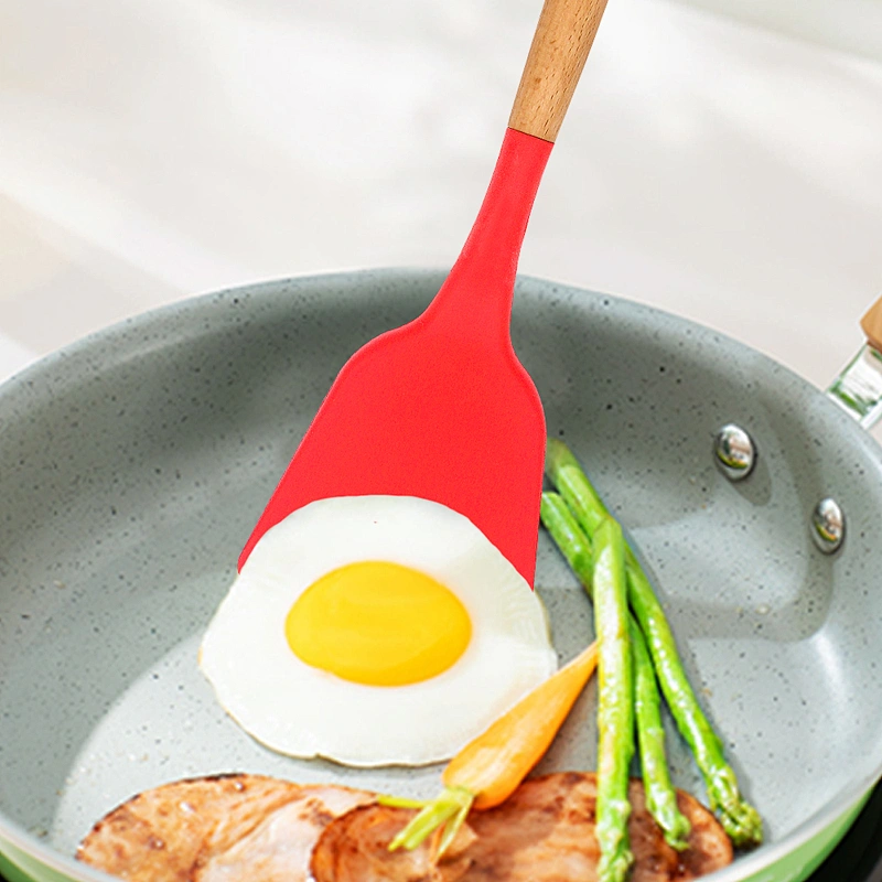 Amazon Hot Selling Kitchen baking utensils silicone set kitchen accessories Silicone Cooking Utensils Set