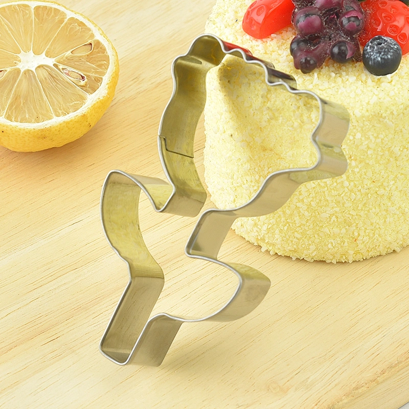 Provide Factory Custom Baking Diy Mould Hanukah Bakeware Set Holiday Heart Rose Tulip Type Stainless Steel Cookie Cutter