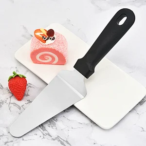Stainless Steel Bakeware Serving Turner Pizza Tools Pizza Server Stainless Steel Pizza Cutter Wheel Slicer Shovel Turner