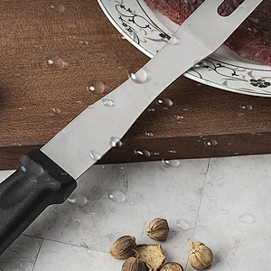 New Design Stainless Steel Cooking Bbq Meat Fork With Pp Wood Handle Grill Tools Stainless Steel Bbq Grill Fork