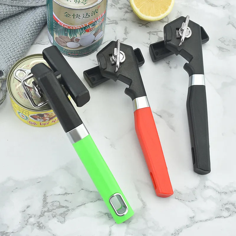 Amazon Hot Sell Manual Can Opener Tools Safety Easy Can Tools Smooth Edge Professional Side Cut Can Opener