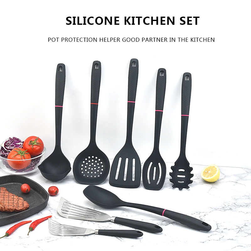 Cooking Tools kitchen accessories 8Pcs nylon kitchen tools nylon kitchen utensils set Non Stick cookware set