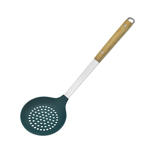 6set wooden handle kitchenware non stick stainless steel kitchen accessories silicone cooking kitchen utensil set