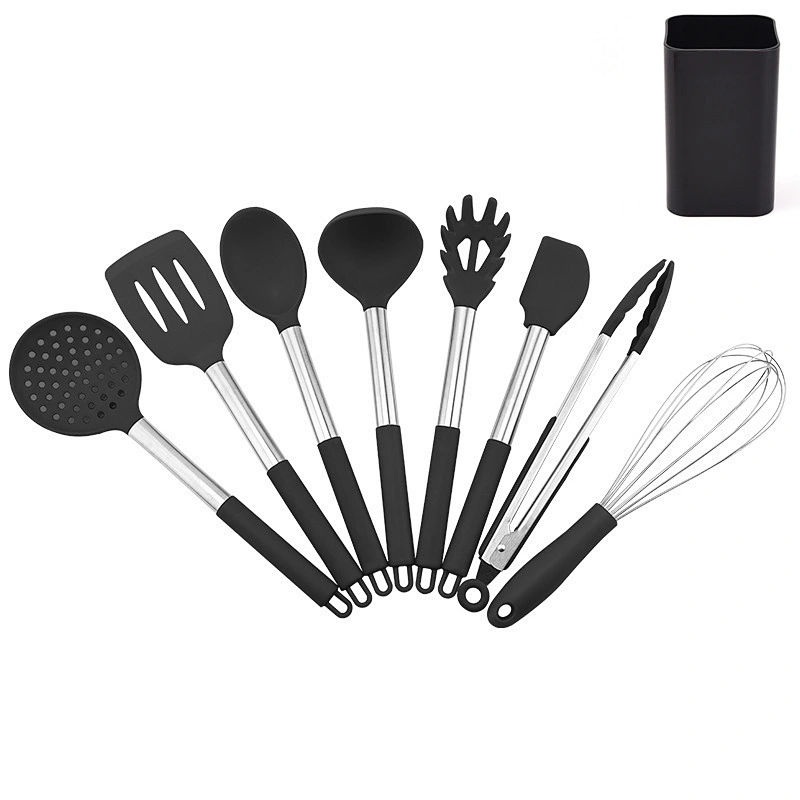 14 Pieces In 1 Set Silicone Kitchen Utensil Set Kitchen Accessories Stainless Steel Kitchenware Cooking Utensils
