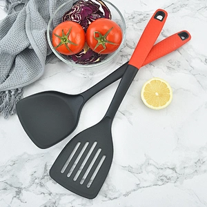 Amazon Hot Sale 8pcs Nylon Kitchen Tools Non-stick Turner Spoon Ladle Kitchen Accessories Nylon Kitchen Utensils Set Cookware