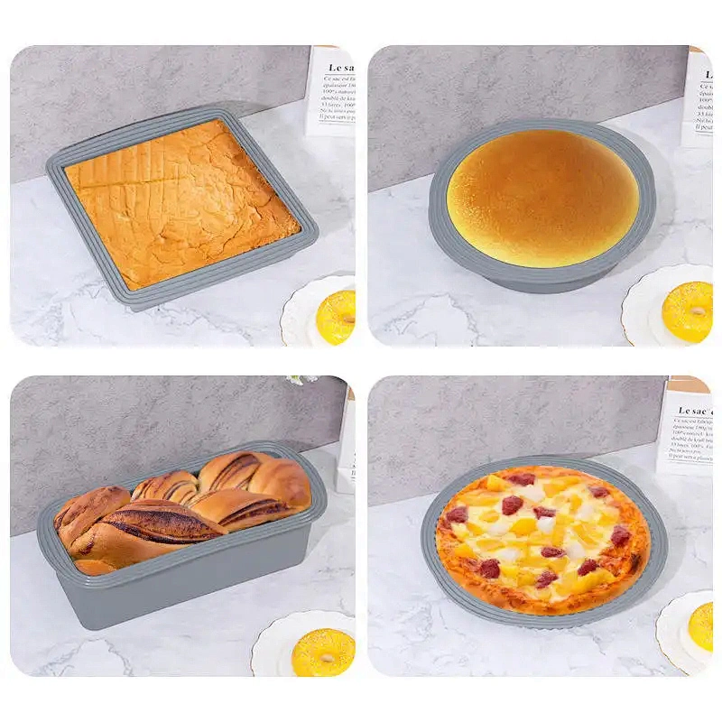 HOME GADGETS NON STICK BAKING MOLD SILICONE CAKE PAN LOAF PAN KITCHEN ACCESSORIES SET BAKING MAT SILICONE MOLD BAKING SET