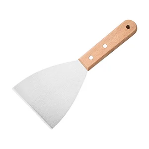 Hot Selling Products 2023 Stainless Steel Griddle Spatula Steak Scraper Bbq Tools Grill Spatula Turner For Bbq Grills