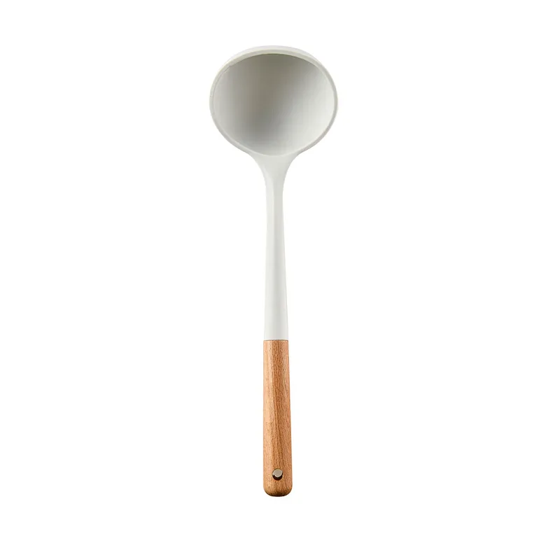 13pcs In 1 Set Wooden Handle Kitchenware Non Stick Kitchen Accessories Silicone Cooking Kitchen Utensil Set