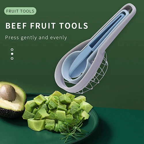 Kitchen Gadgets fruit corer slicer peeler knife Plastic Avocado Multi function Fruit Cutter Knife Corer Avocado Slicer