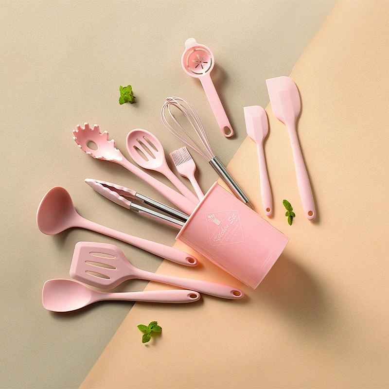 10 pieces Silicone Kitchen Accessories Cooking Tools Non-stick Pan Cocina Silicone Kitchen Utensils set