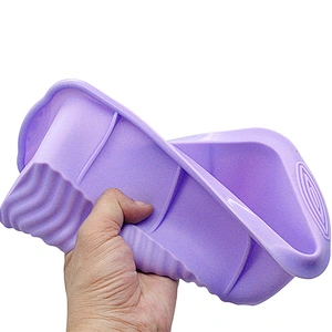 Wholesale Silicone Cake Mold Rectangular Non-stick Silicone Bread Pan Toast Bread Mold Baking Ware Bakeware Baking Tools Moldes