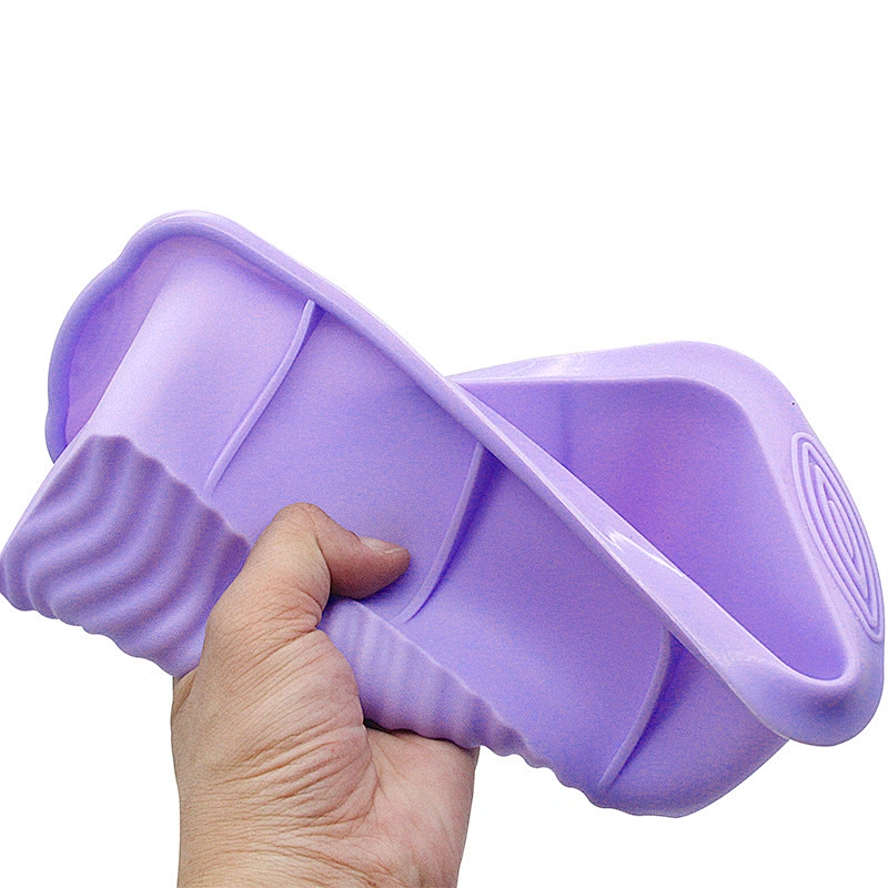 Wholesale Silicone Cake Mold Rectangular Non-stick Silicone Bread Pan Toast Bread Mold Baking Ware Bakeware Baking Tools Moldes