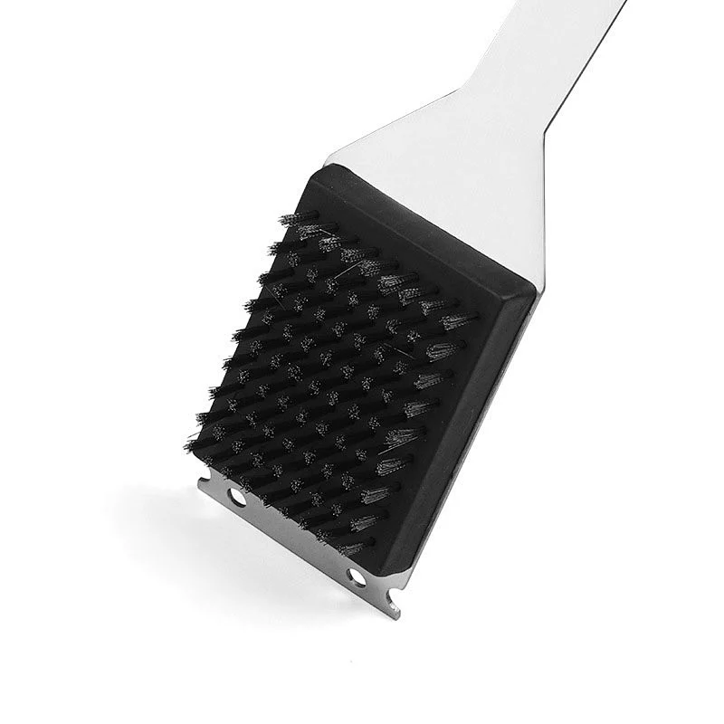 BBQ accessories Reusable Barbecue Tools Stainless Steel BBQ Cleaning Brush Grill Brush with scraper