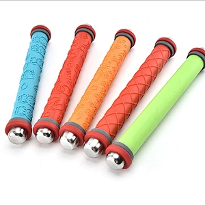 Multifunction Kitchen Utensils Kitchen Gadgets Adjustable Rolling Pin silicone Rolling Pin Baking Tools Engraved Rolling Pin