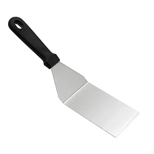 Stainless Steel Griddle Spatula Scraper BBQ tools Pancake Flipper Kitchen Spatula Burger Turner for Teppanyaki BBQ turner