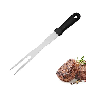 New Design Stainless Steel Cooking Bbq Meat Fork With Pp Wood Handle Grill Tools Stainless Steel Bbq Grill Fork