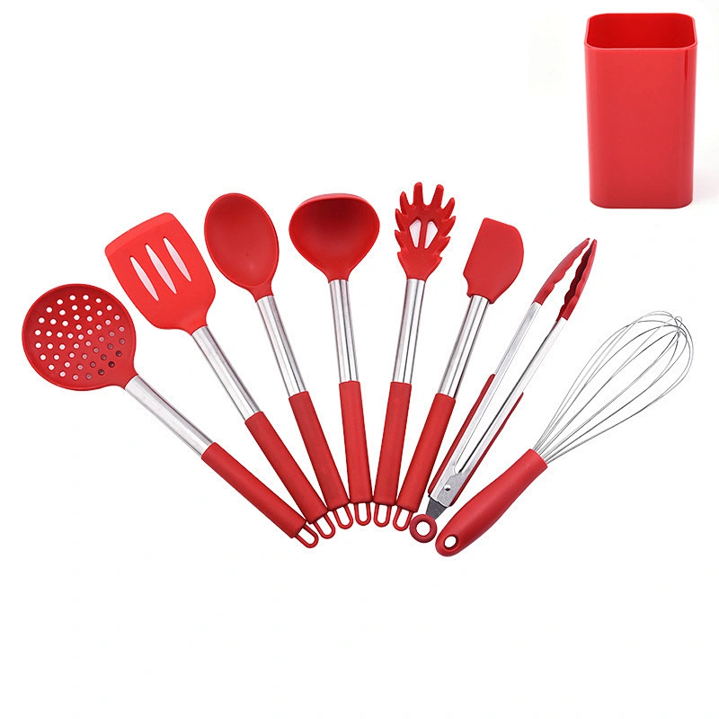 14 Pieces In 1 Set Silicone Kitchen Utensil Set Kitchen Accessories Stainless Steel Kitchenware Cooking Utensils