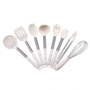 14 Pieces In 1 Set Silicone Kitchen Utensil Set Kitchen Accessories Stainless Steel Kitchenware Cooking Utensils