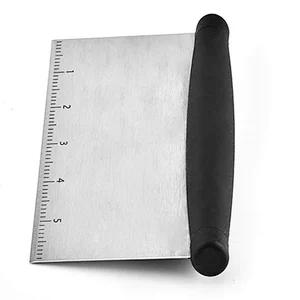 Hot sale Flour Chopper Dough Pastry Scraper Baking Tools Cake Pizza Spatule Multipurpose stainless steel dough scraper