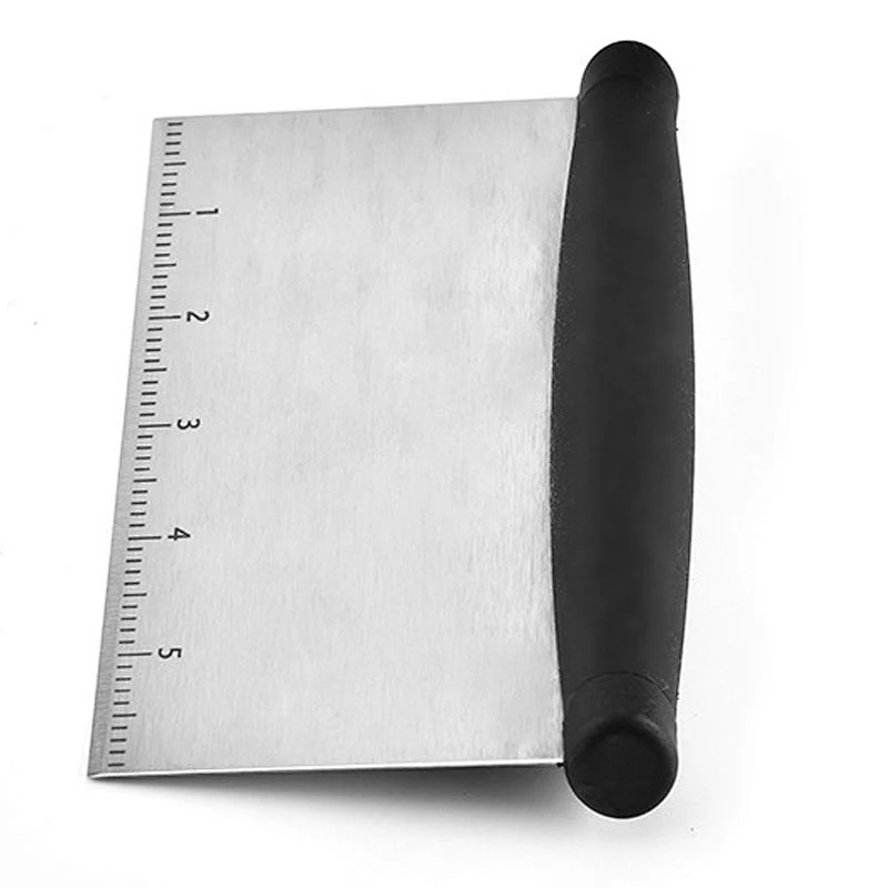 Hot sale Flour Chopper Dough Pastry Scraper Baking Tools Cake Pizza Spatule Multipurpose stainless steel dough scraper