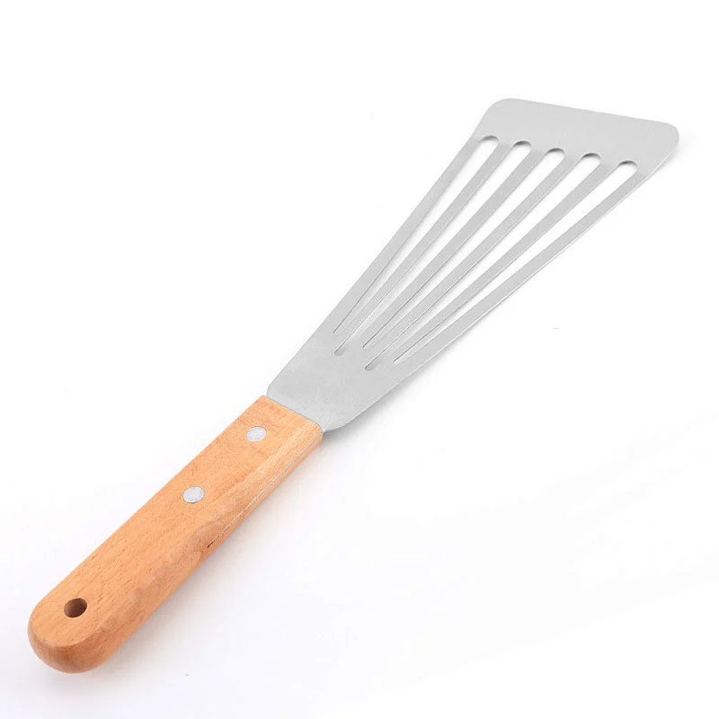 kitchen utensil  Fish Spatula Kitchen Stainless Steel Slotted Turner Spatula Nonstick Silicone Cookware slotted fish turner