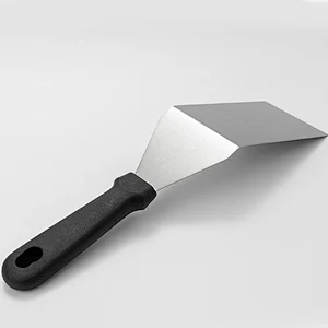Stainless Steel Griddle Spatula Scraper BBQ tools Pancake Flipper Kitchen Spatula Burger Turner for Teppanyaki BBQ turner