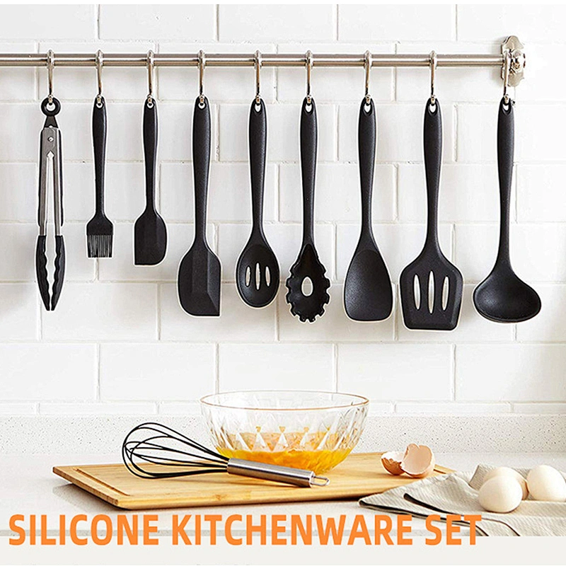 Kitchen Items Custom Reusable Silicone Cooking Utensils Sets Non-stick Cookware Set Kitchen Tools & Gadgets Kitchen Utensil Set