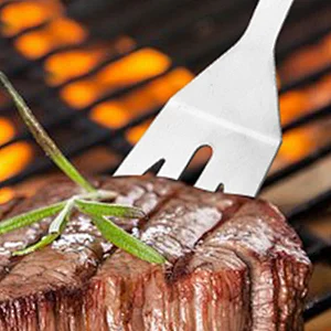 Stainless Steel Cooking Barbecue Shovel Bbq Accessories Outdoor Barbecue Camping Bbq Shovel Kitchen Cooking Bbq Spatula
