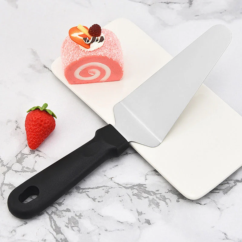 Stainless Steel Bakeware Serving Turner Pizza Tools Pizza Server Stainless Steel Pizza Cutter Wheel Slicer Shovel Turner