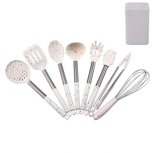 14 Pieces In 1 Set Silicone Kitchen Utensil Set Kitchen Accessories Stainless Steel Kitchenware Cooking Utensils