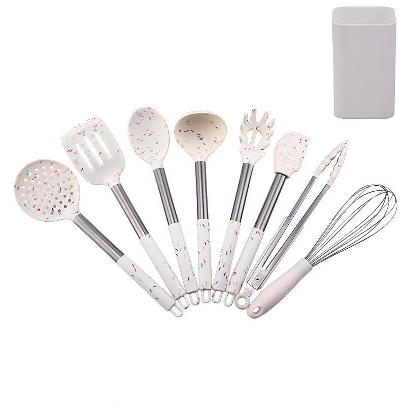 14 Pieces In 1 Set Silicone Kitchen Utensil Set Kitchen Accessories Stainless Steel Kitchenware Cooking Utensils
