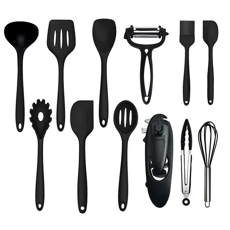 Kitchen Items Custom Reusable Silicone Cooking Utensils Sets Non-stick Cookware Set Kitchen Tools & Gadgets Kitchen Utensil Set