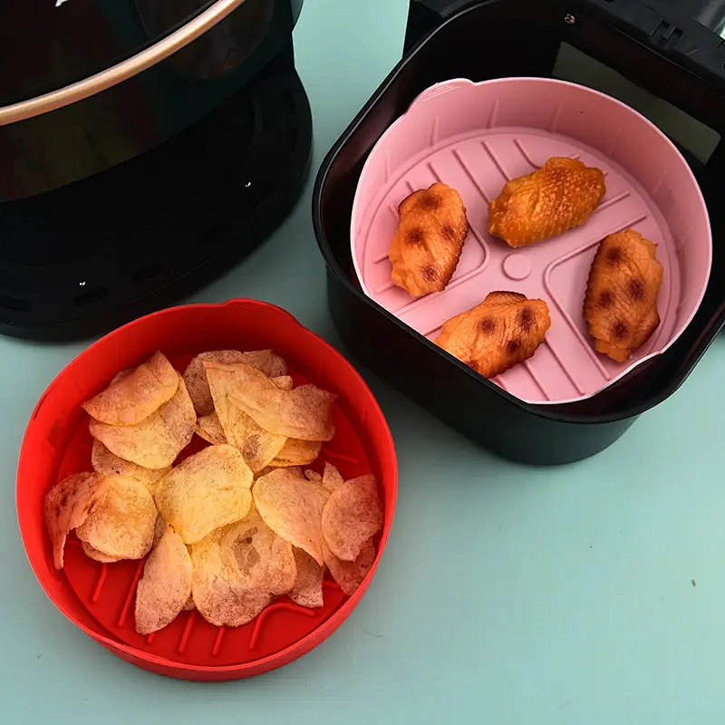 268g Silicon Air Fryer Liners Rectangle Air Fryer Basket Home Gadgets Air Fryer Silicone Liners