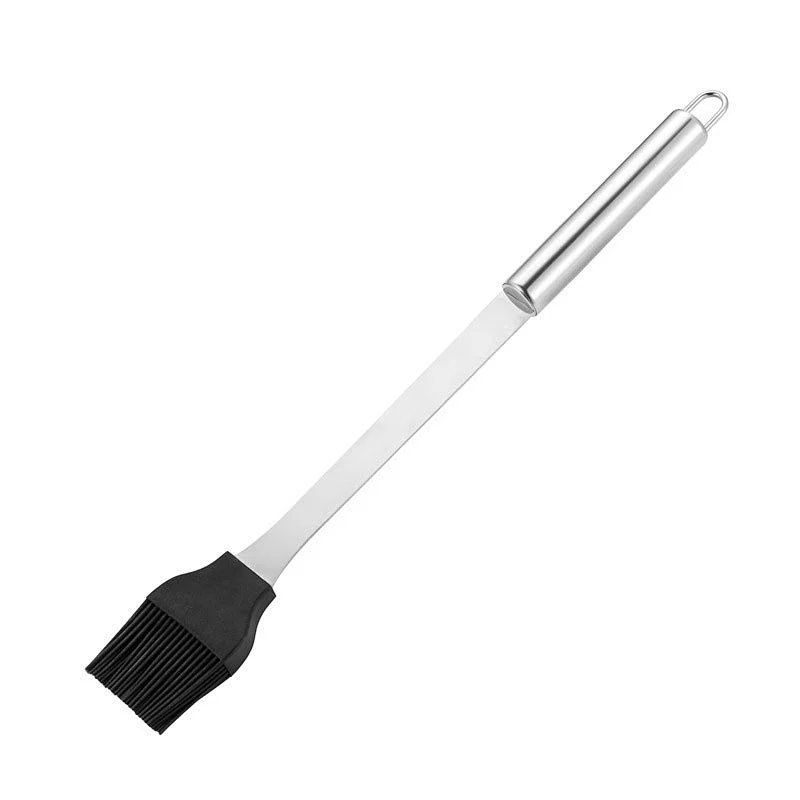 Heat Resistant Kitchen Barbecue Accessories Grill Brush Stainless Steel Sauce Basting Brushes Oil Brush BBQ Dressing Brush