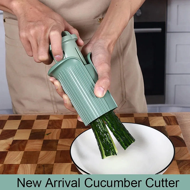 Kitchen Accessories Multifunctional Vegetable Cutting Tools Kitchen Gadgets Manual Vegetable Slicer Cucumber Strawberry Slicer