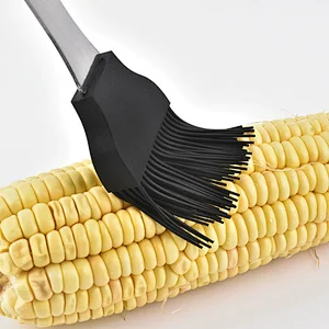 Heat Resistant Kitchen Barbecue Accessories Grill Brush Stainless Steel Sauce Basting Brushes Oil Brush BBQ Dressing Brush