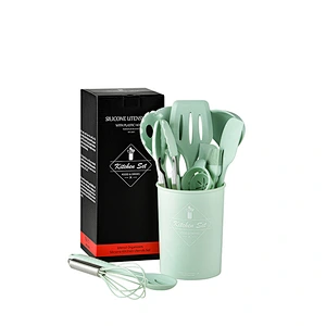 10 pieces Silicone Kitchen Accessories Cooking Tools Non-stick Pan Cocina Silicone Kitchen Utensils set