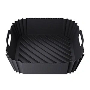 3pcs New Foldable High-temperature Resistant Air Fryer Silicone Pot Round Silicone Reusable Air Fryer Liners Bundle Accessories