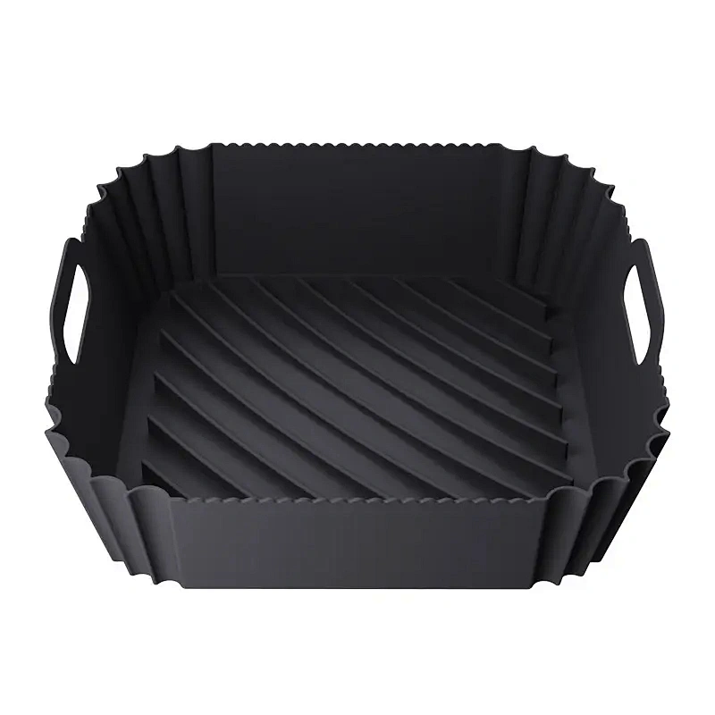 3pcs New Foldable High-temperature Resistant Air Fryer Silicone Pot Round Silicone Reusable Air Fryer Liners Bundle Accessories