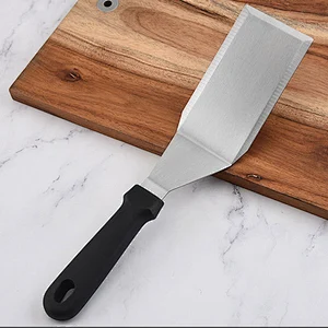 Stainless Steel Barbecue Tool Griddle Bbq Spatula Pancake Flipper Hamburger Turner Restaurant Grill Turner Scraper