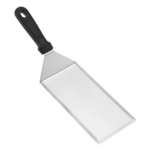 Hot Sale Stainless Steel Large Frying Spatula Grill Accessories Camping Pancake Flipper Griddle Spatula Hamburger Turner Scraper