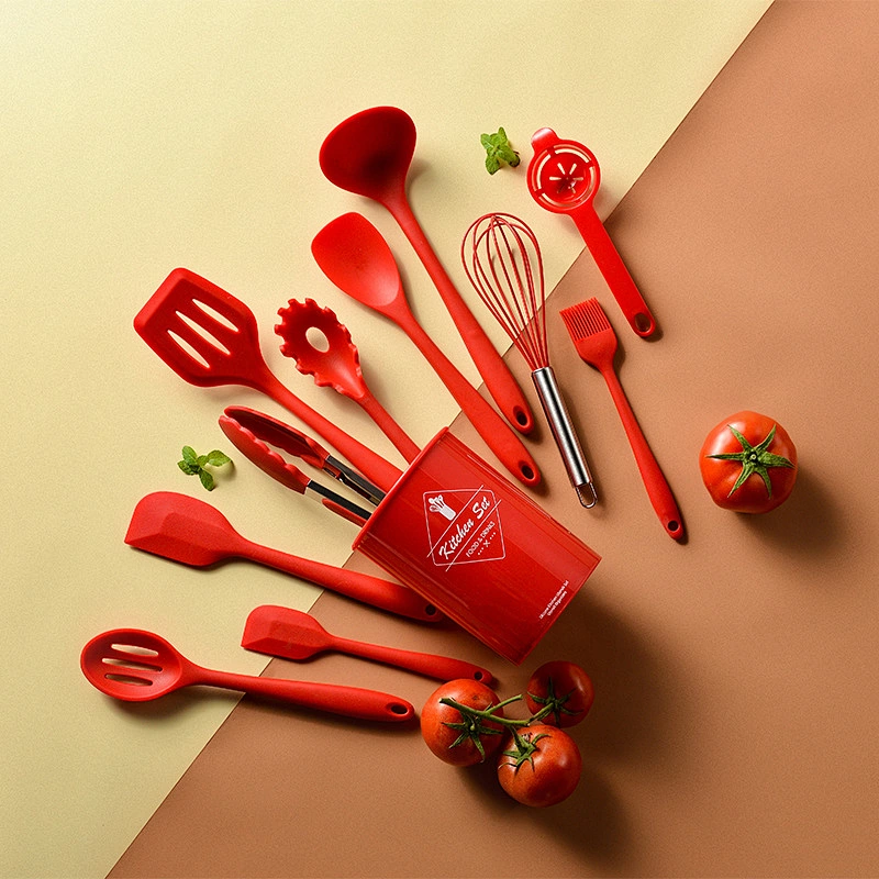 10 pieces Silicone Kitchen Accessories Cooking Tools Non-stick Pan Cocina Silicone Kitchen Utensils set